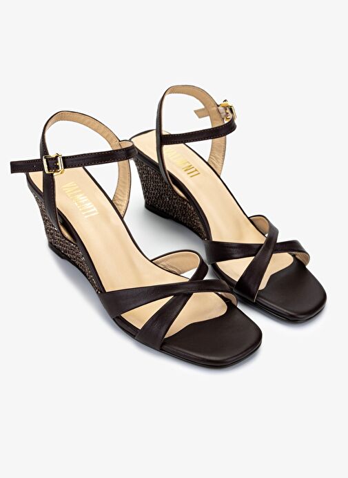 Valmenti Kadın Kahverengi Topuklu Ayakkabı - Görsel 3