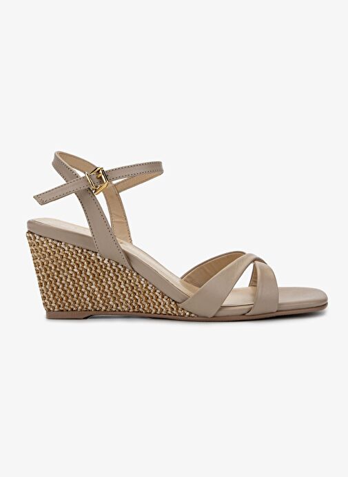 Valmenti Kadın Bej Topuklu Ayakkabı - Görsel 2