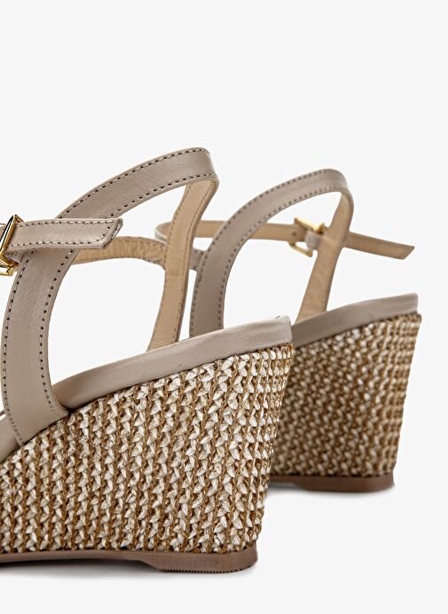 Valmenti Kadın Bej Topuklu Ayakkabı - Görsel 6