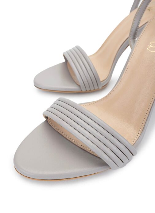 Tamer Tanca Kadın Hakiki Deri Vizon Topuklu Ayakkabı - Görsel 4