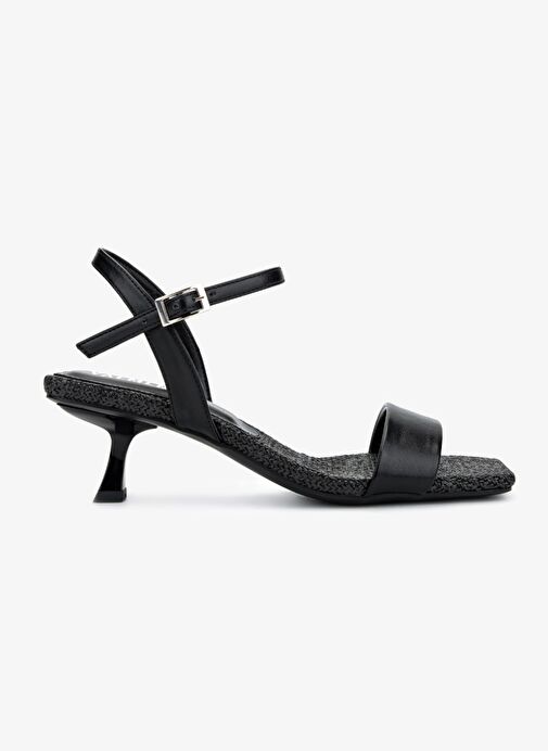 Valmenti Kadın Siyah Topuklu Ayakkabı - Görsel 2
