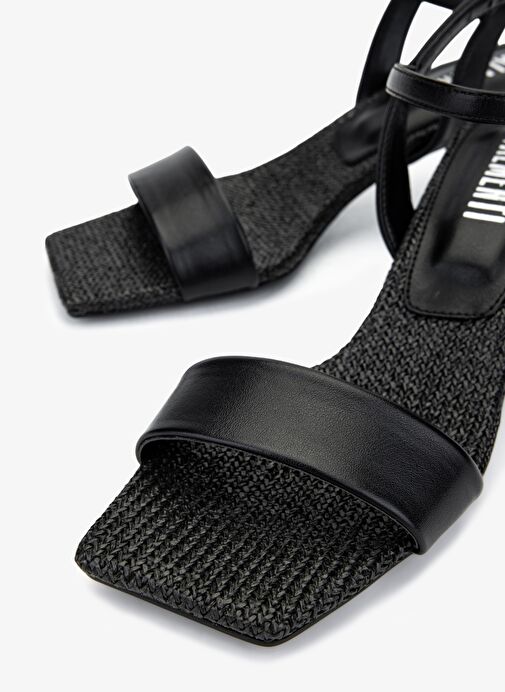 Valmenti Kadın Siyah Topuklu Ayakkabı - Görsel 4