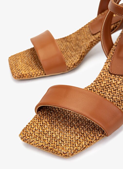 Valmenti Kadın Taba Topuklu Ayakkabı - Görsel 4