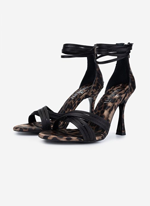 Valmenti Kadın Leopar Topuklu Ayakkabı - Görsel 7