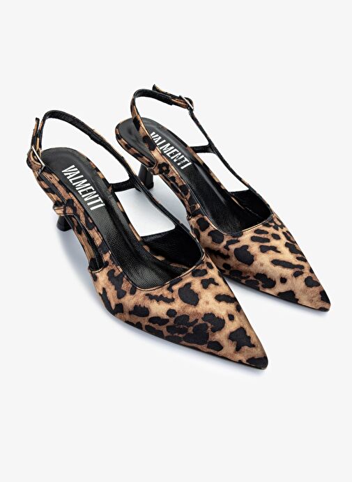 Valmenti Kadın Leopar Topuklu Ayakkabı - Görsel 3