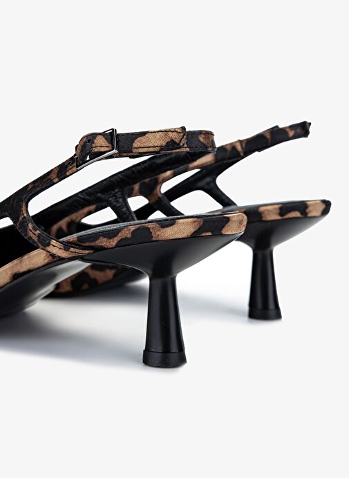 Valmenti Kadın Leopar Topuklu Ayakkabı - Görsel 6