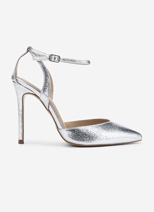 Valmenti Kadın Lame Topuklu Ayakkabı - Görsel 2