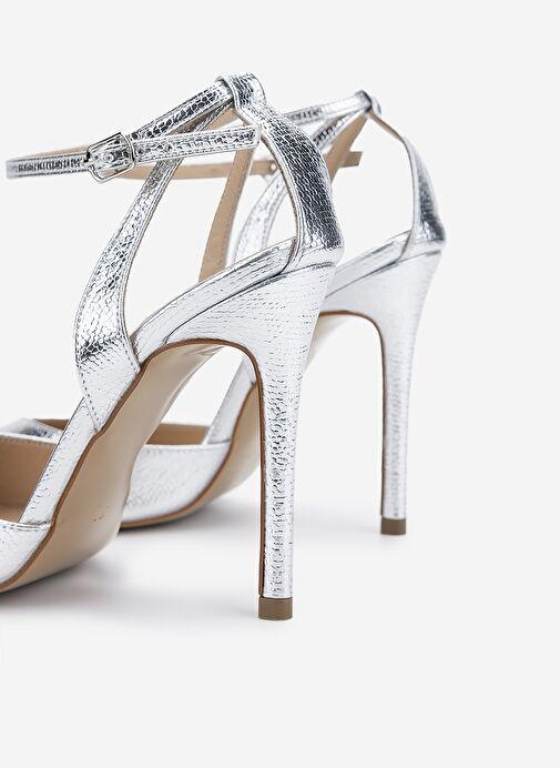 Valmenti Kadın Lame Topuklu Ayakkabı - Görsel 5