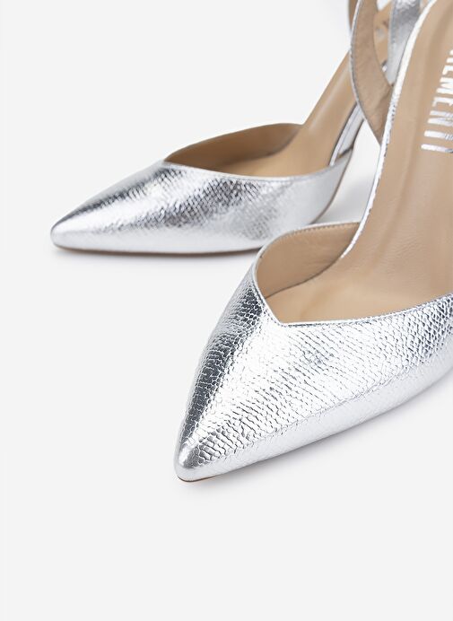 Valmenti Kadın Lame Topuklu Ayakkabı - Görsel 4