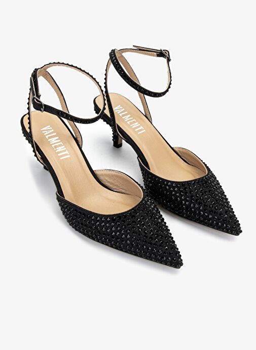 Valmenti Kadın Siyah Topuklu Ayakkabı - Görsel 3