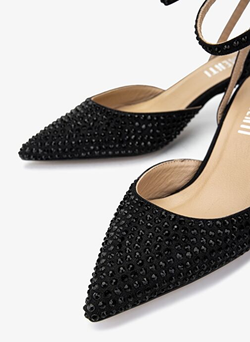 Valmenti Kadın Siyah Topuklu Ayakkabı - Görsel 4