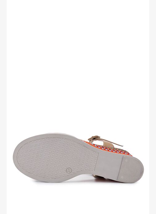 Tamer Tanca Kadın Hakiki Deri Camel Topuklu Ayakkabı - Görsel 6