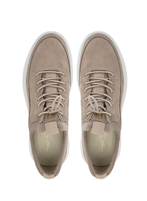 Tamer Tanca Erkek Hakiki Deri Vizon Nubuk Sneakers & Spor Ayakkabı - Görsel 6