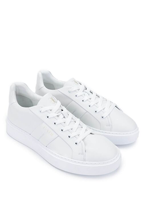 Fabi Erkek Hakiki Deri Beyaz Sneakers & Spor Ayakkabı - Görsel 3
