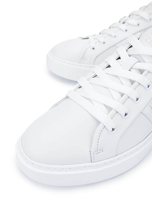 Fabi Erkek Hakiki Deri Beyaz Sneakers & Spor Ayakkabı - Görsel 4