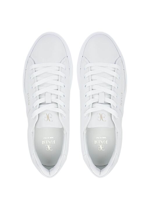 Fabi Erkek Hakiki Deri Beyaz Sneakers & Spor Ayakkabı - Görsel 6