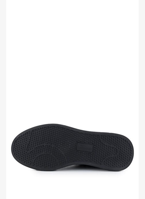 Barracuda Erkek Hakiki Deri Siyah/Beyaz Sneakers & Spor Ayakkabı - Görsel 6