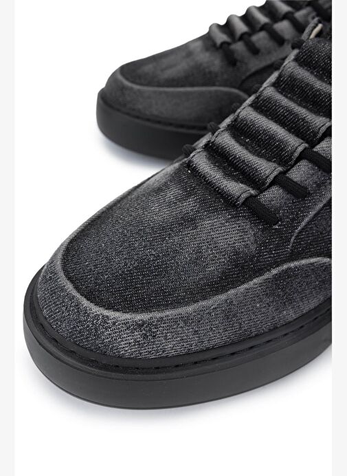 Barracuda Erkek Hakiki Deri Siyah/Beyaz Sneakers & Spor Ayakkabı - Görsel 4