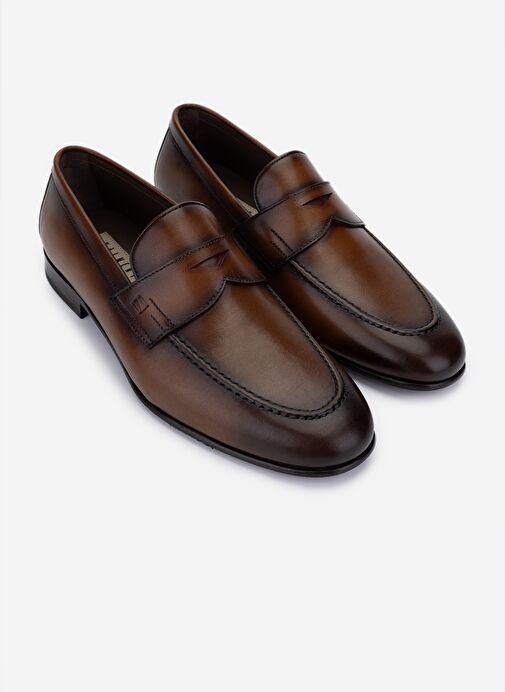 Valmenti Valmenti Erkek Hakiki Deri Kahverengi Klasik Ayakkabı | Boyner Kahverengi - 3. görsel