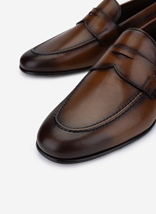 Valmenti Valmenti Erkek Hakiki Deri Kahverengi Klasik Ayakkabı | Boyner Kahverengi - 4. görsel