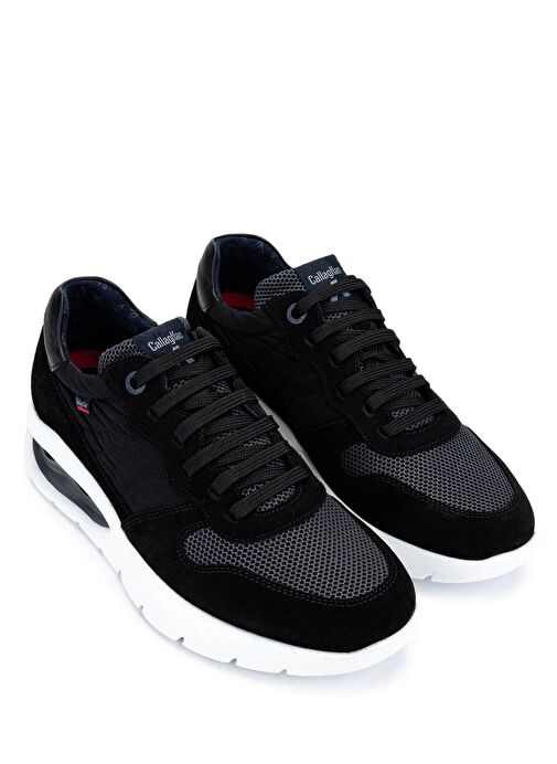 CALLAGHAN Erkek Deri & Tekstil Siyah Sneakers & Spor Ayakkabı - Görsel 3