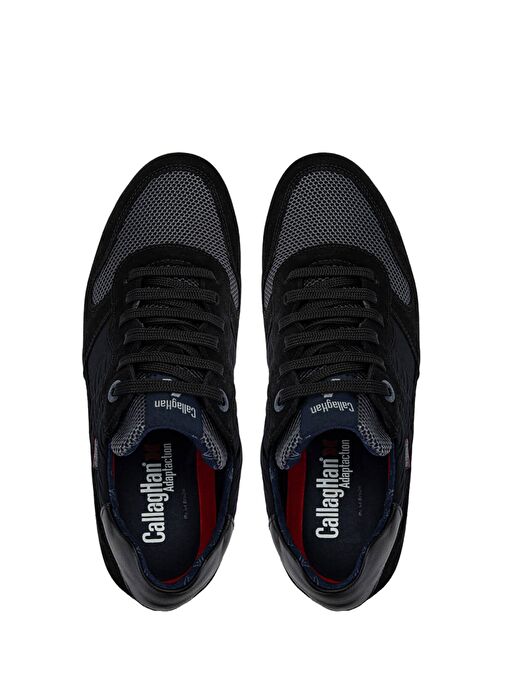 CALLAGHAN Erkek Deri & Tekstil Siyah Sneakers & Spor Ayakkabı - Görsel 7