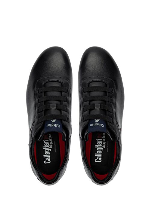 CALLAGHAN Erkek Hakiki Deri Siyah Sneakers & Spor Ayakkabı - Görsel 6