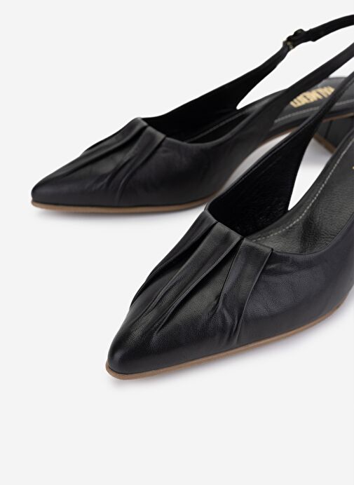 Valmenti Kadın Siyah Topuklu Ayakkabı - Görsel 4