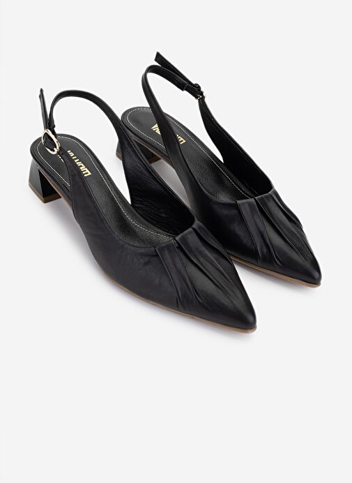Valmenti Kadın Siyah Topuklu Ayakkabı - Görsel 3