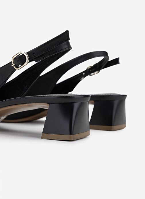 Valmenti Kadın Siyah Topuklu Ayakkabı - Görsel 5