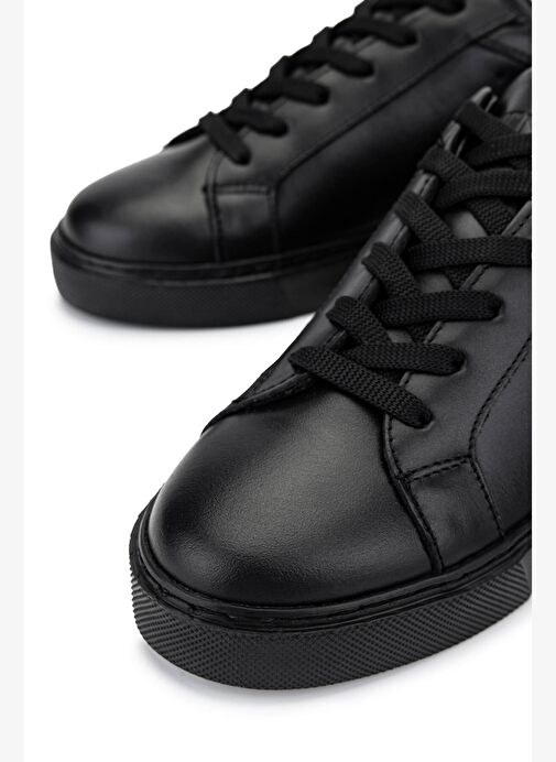 Tamer Tanca Kadın Deri/Tekstil Siyah Sneakers & Spor Ayakkabı - Görsel 5