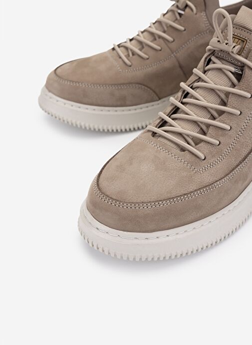 Valmenti Erkek Hakiki Deri Vizon Nubuk Sneakers & Spor Ayakkabı - Görsel 4