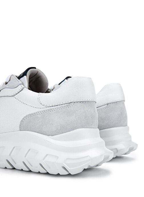CALLAGHAN Erkek Hakiki Deri Beyaz Sneakers & Spor Ayakkabı - Görsel 6