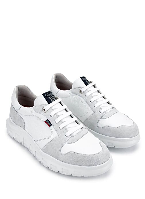 CALLAGHAN Erkek Hakiki Deri Beyaz Sneakers & Spor Ayakkabı - Görsel 3
