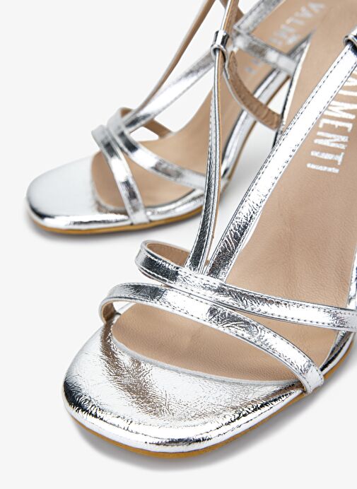 Valmenti Kadın Lame Topuklu Ayakkabı - Görsel 4