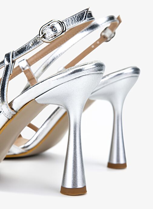 Valmenti Kadın Lame Topuklu Ayakkabı - Görsel 6