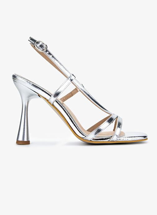 Valmenti Kadın Lame Topuklu Ayakkabı - Görsel 2