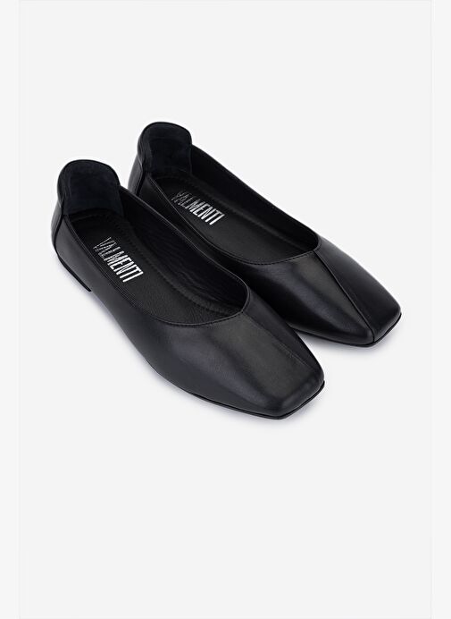 Valmenti Kadın . Siyah Deri Casual Ayakkabı - Görsel 3