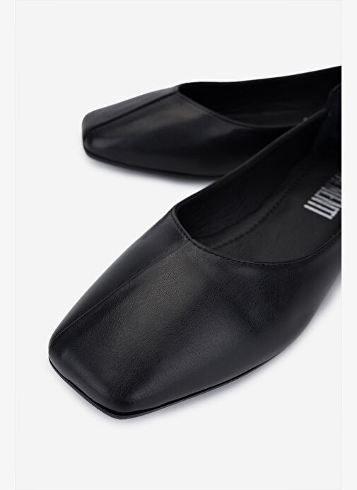 Valmenti Kadın . Siyah Deri Casual Ayakkabı - Görsel 4