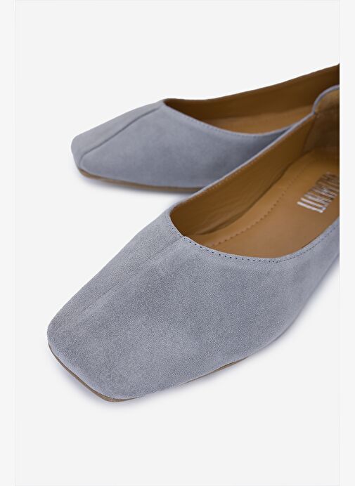 Valmenti Kadın Taş Süet Babet Ayakkabı - Görsel 4