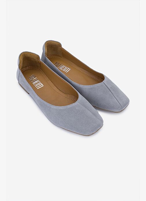 Valmenti Kadın Taş Süet Babet Ayakkabı - Görsel 3