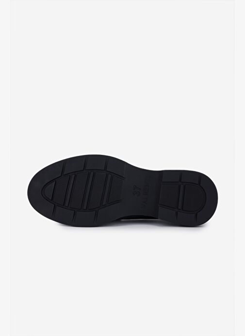 Valmenti Kadın Siyah Deri Loafer Ayakkabı - Görsel 6