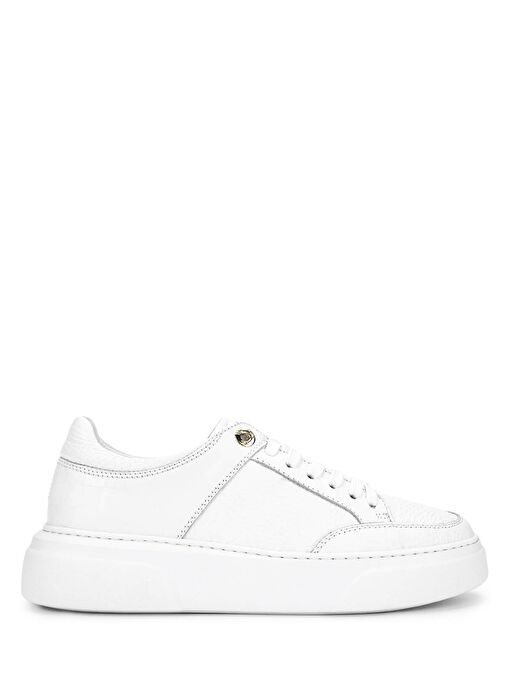 Tamer Tanca Kadın Hakiki Deri Beyaz Sneakers & Spor Ayakkabı - Görsel 2
