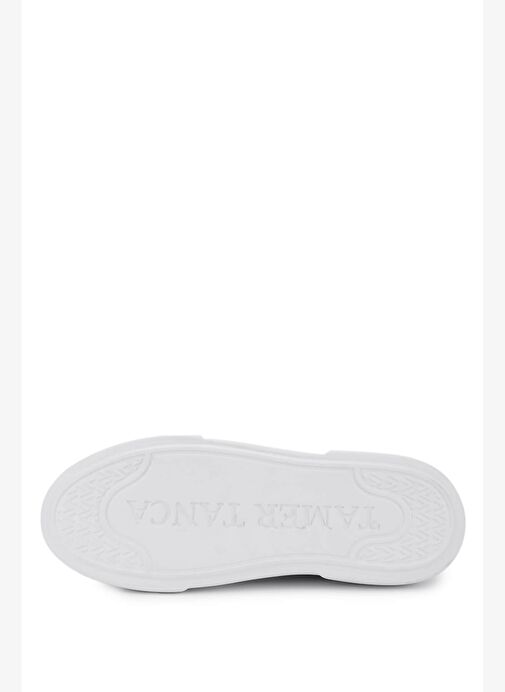 Tamer Tanca Kadın Hakiki Deri Beyaz Sneakers & Spor Ayakkabı - Görsel 5