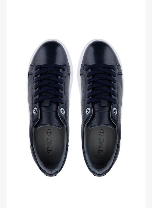 Tamer Tanca Kadın Hakiki Deri Lacivert Sneakers & Spor Ayakkabı - Görsel 6