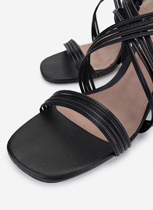 Valmenti Kadın Hakiki Deri Topuklu Ayakkabı - Görsel 4