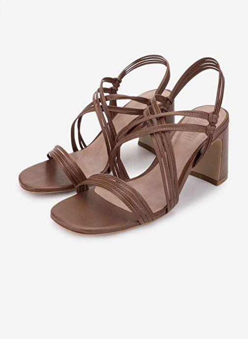 Valmenti Kadın Hakiki Deri Topuklu Ayakkabı - Görsel 6