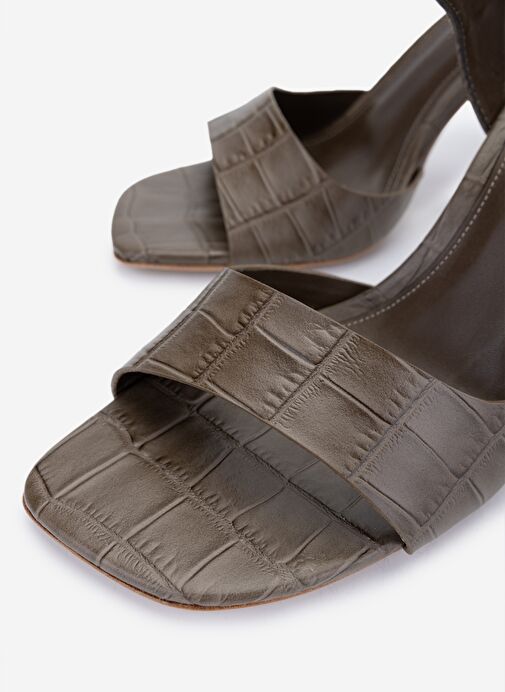 Valmenti Kadın Hakiki Deri Topuklu Ayakkabı - Görsel 4