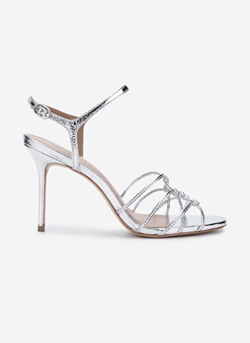 Valmenti Valmenti Gümüş Kadın Hakiki Deri Topuklu Ayakkabı | Boyner Gümüş - 2. görsel