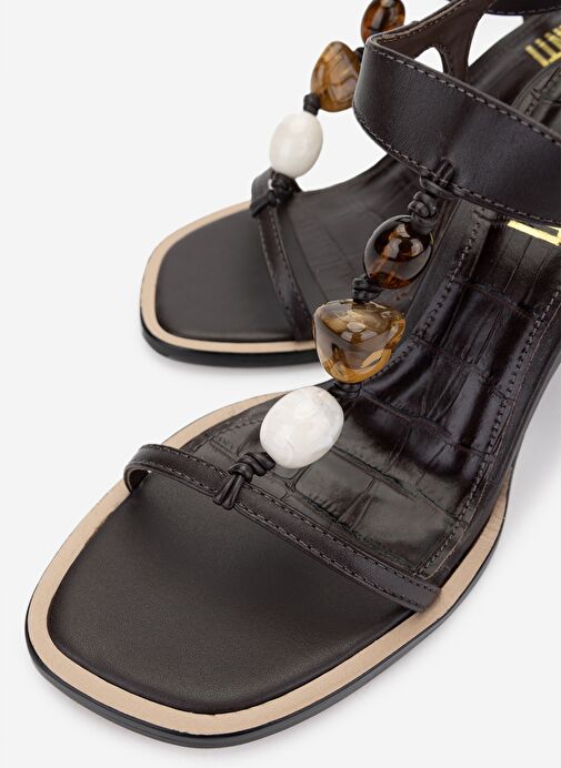 Valmenti Kadın Hakiki Deri Topuklu Ayakkabı - Görsel 4